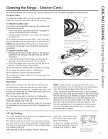 Preview for 17 page of GE JB250DF2CC Owner'S Manual