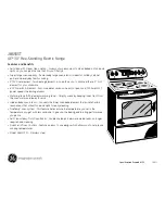 Preview for 2 page of GE JB655STSS Dimensions And Installation Information