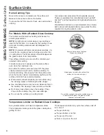 Preview for 8 page of GE JB735FPDS Owner'S Manual