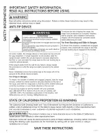 Preview for 2 page of GE JB740 Owner'S Manual