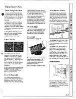 Preview for 13 page of GE JBP22P Use And Care And Installation Manual