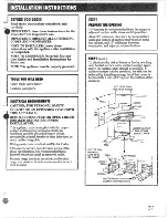 Preview for 27 page of GE JBP22P Use And Care And Installation Manual