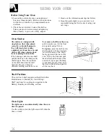 Preview for 16 page of GE JBP79 Use And Care & Installation Manual