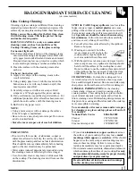 Preview for 17 page of GE JBP95 Use And Care & Installation Manual