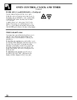 Preview for 20 page of GE JBP95 Use And Care & Installation Manual