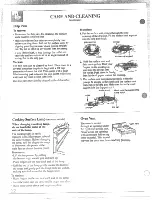 Preview for 22 page of GE JBS02R Use And Care & Installation Manual