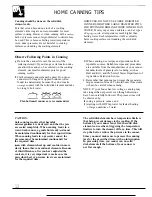 Preview for 12 page of GE JBS29GM Use And Care Manual