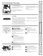 Preview for 27 page of GE JCBS660 Owner'S Manual