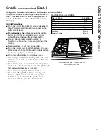 Preview for 13 page of GE JCGSS66 Owner'S Manual