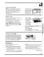 Preview for 27 page of GE JCP67 Use And Care & Installation Manual