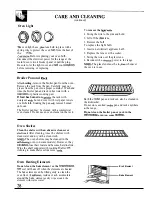 Preview for 28 page of GE JCP67 Use And Care & Installation Manual