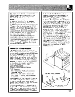 Preview for 33 page of GE JCP67 Use And Care & Installation Manual