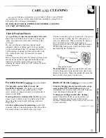 Preview for 21 page of GE JDC27 Use And Care Manual