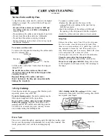 Preview for 22 page of GE JDC27 Use And Care Manual