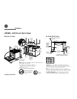 GE JDP36BWWH Specifications preview