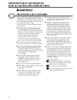 Preview for 4 page of GE JE1140 Operating Instructions Manual