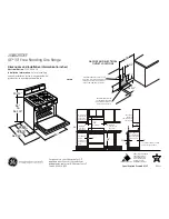 GE JGB620DEFBB Dimensions And Installation Information preview