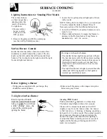 Preview for 10 page of GE JGBC15 Use And Care & Installation Manual