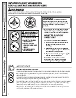 Preview for 3 page of GE JGBP30WEH3WW Owner'S Manual & Installation Instructions