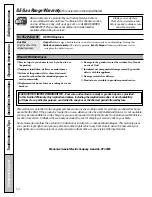 Preview for 55 page of GE JGBP30WEH3WW Owner'S Manual & Installation Instructions