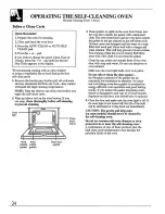 Preview for 24 page of GE JGBP35WEV3WW Use And Care & Installation Manual