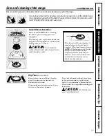 Preview for 27 page of GE JGBP36 Owner'S Manual & Installation Instructions