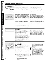 Preview for 32 page of GE JGBP36 Owner'S Manual & Installation Instructions