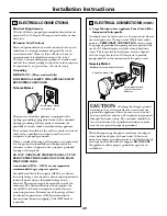 Preview for 40 page of GE JGBP36 Owner'S Manual & Installation Instructions