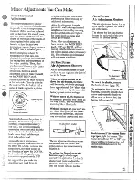 Preview for 21 page of GE JGBS03EK Use And Care Manual