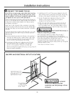 Preview for 39 page of GE JGBS18DET Owner'S Manual & Installation Instructions