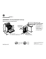 GE JGBS23BEACT Dimensions And Installation Information preview