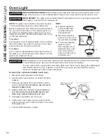 Preview for 22 page of GE JGBS61 Owner'S Manual