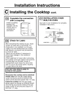 Preview for 21 page of GE JGP337 Owner'S Manual And Installation Instructions