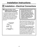 Preview for 23 page of GE JGP337 Owner'S Manual And Installation Instructions