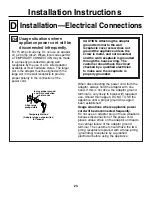 Preview for 23 page of GE JGP337SEJSS Owner'S Manual And Installation Instructions