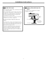 Preview for 7 page of GE JGP940SEKSS Installation Instructions Manual