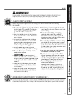 Preview for 3 page of GE JP989 Series Owner'S Manual & Installation Instructions