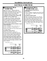 Preview for 26 page of GE JP989 Series Owner'S Manual & Installation Instructions