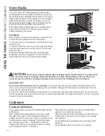 Preview for 14 page of GE JS630 Owner'S Manual