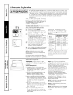 Preview for 64 page of GE JSP46DP1BB Owner'S Manual