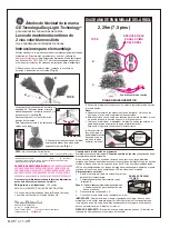 Preview for 2 page of GE Just Cut Georgia Fir 20108 Assembly Instructions