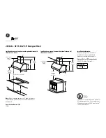 Preview for 1 page of GE JV936DSS Specification Sheet