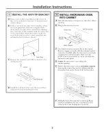 Preview for 3 page of GE JX2127 Installation Instructions