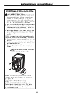 Preview for 66 page of GE LAVEUSES WBVH5200 Owner'S Manual & Installation Instructions