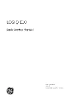 Preview for 1 page of GE LOGIQ E10 Basic Service Manual