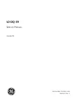 GE LOGIQ E9 Service Manual preview