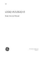 Preview for 1 page of GE LOGIQ V3 Service Manual