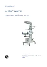 Preview for 1 page of GE Lullaby Warmer Maintenance And Service Manual