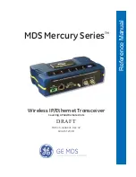 Preview for 1 page of GE MDS Mercury Series Reference Manual