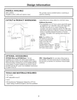 Preview for 3 page of GE Monogram ZDI15 Installation Instructions Manual